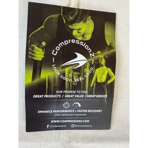 CompressionZ Compression Arm Sleeves for Men Women - Black - Size M NWT